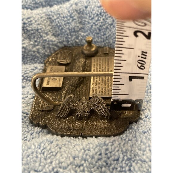 VINTAGE NASCAR GEOFF BODINE 7 LIMITED EDITION 002‎ BELT BUCKLE AMERICAN LEGENDS - Picture 7 of 10